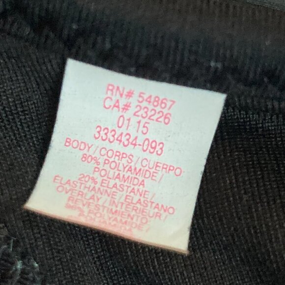 VINTAGE VICTORIA SECRET BIKINI BOTTOM BLACK NETTED SIZE XS - Picture 2 of 5